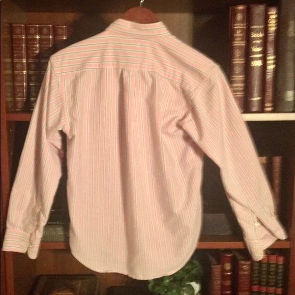 Ralph Lauren medium Pink button down. Boys medium. - Picture 2 of 5